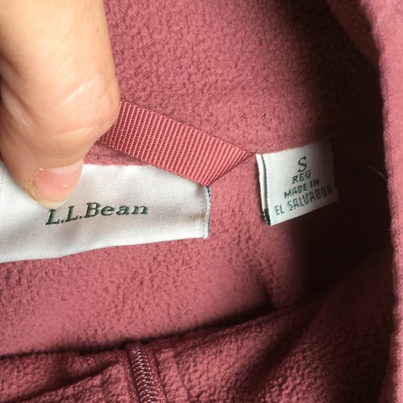 LL Bean Fleece full zip jacket - Picture 3 of 8